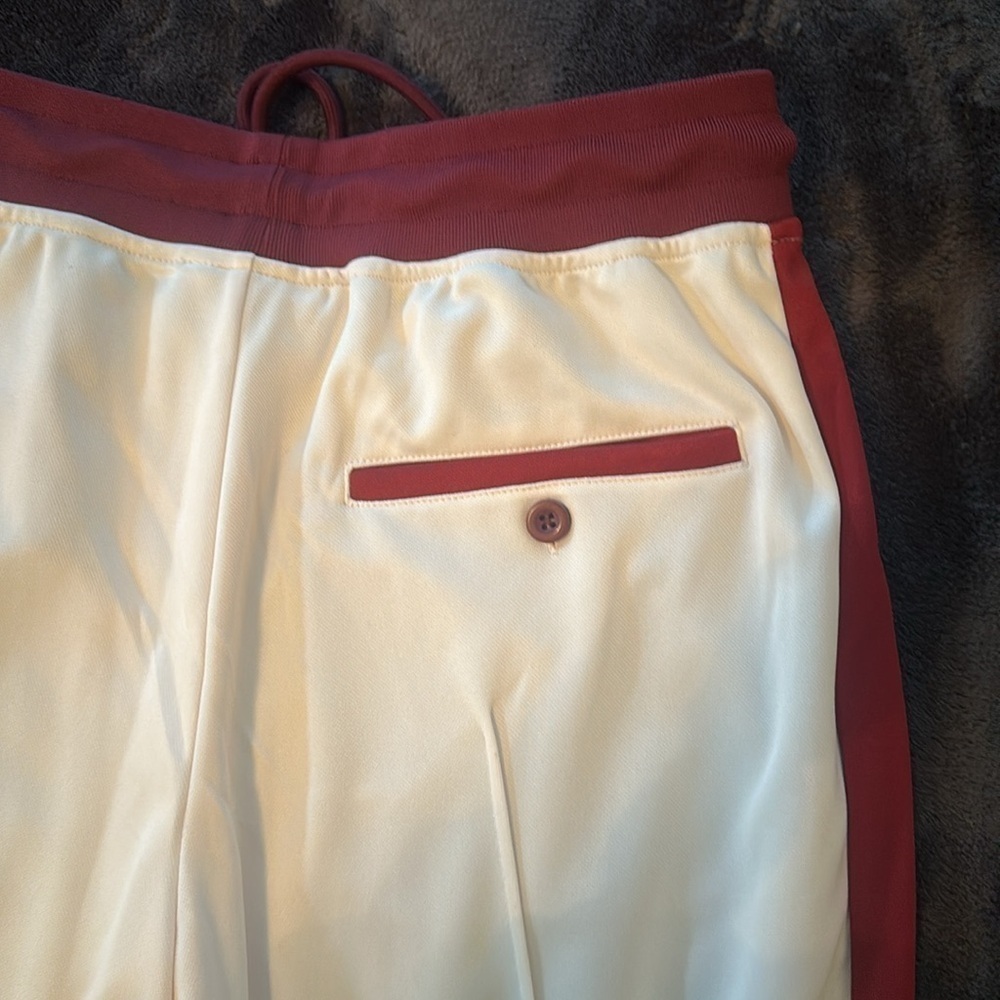 The Pleasing Loves You Trackpants - Red And White - Size Small Or Medium — image 8 of 8